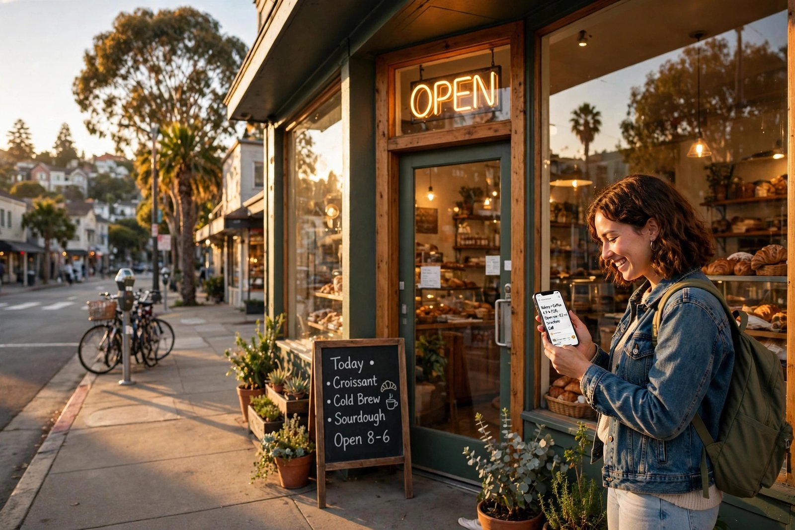 Small business storefront ready for customers searching on Google
